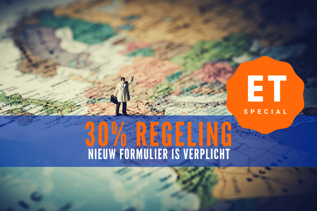Nieuw aanvraagformulier 30% regeling verplicht gebruiken