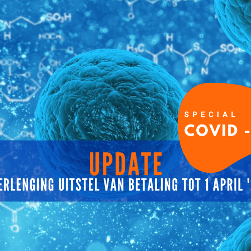 Update: Verlenging uitstel van betaling tot 01 april 2021