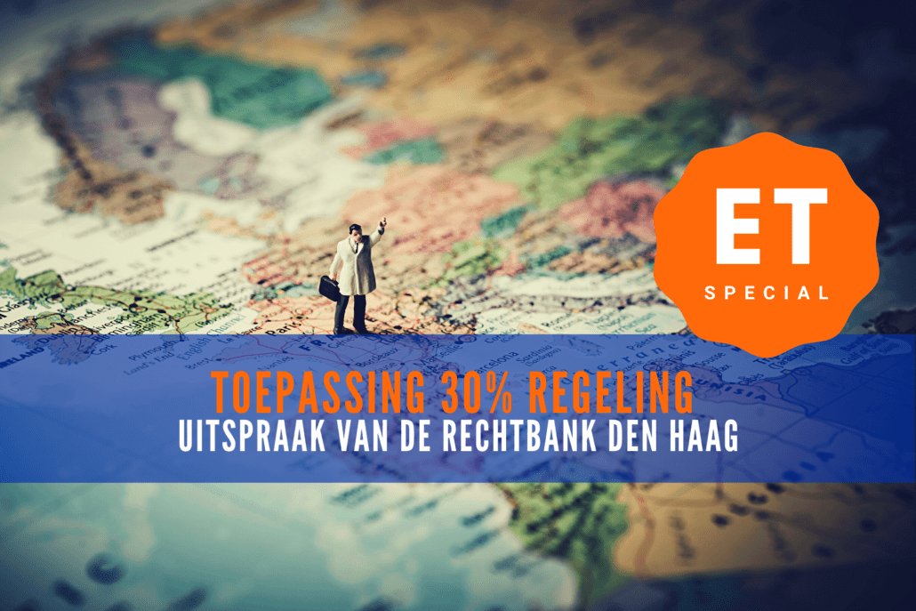 Goed nieuws voor toepassing 30% regeling